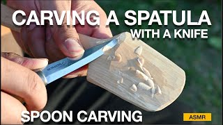 Hand Carving a Spatula - Knife Work