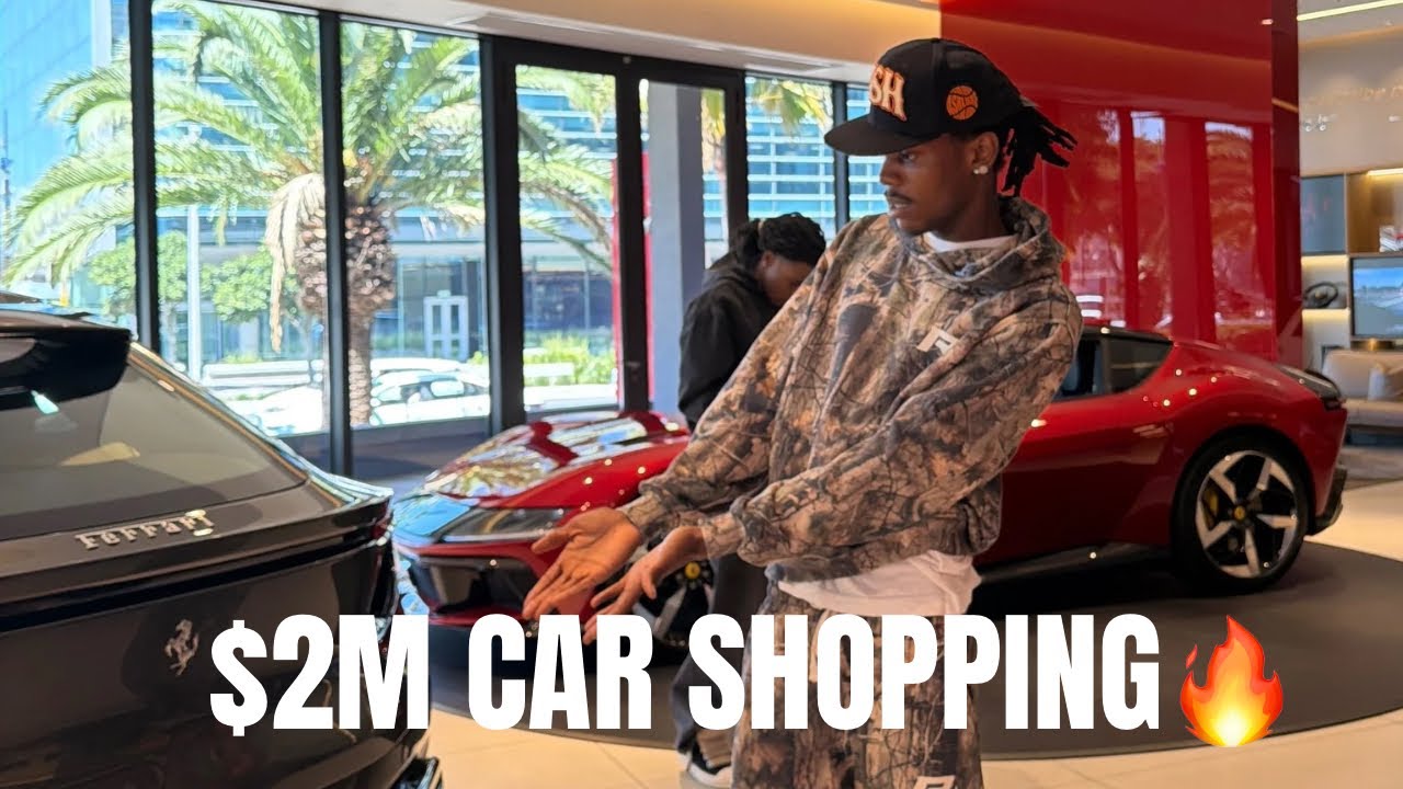 I Became a Millionaire for a Day & Went Supercar Shopping 🏎️💰