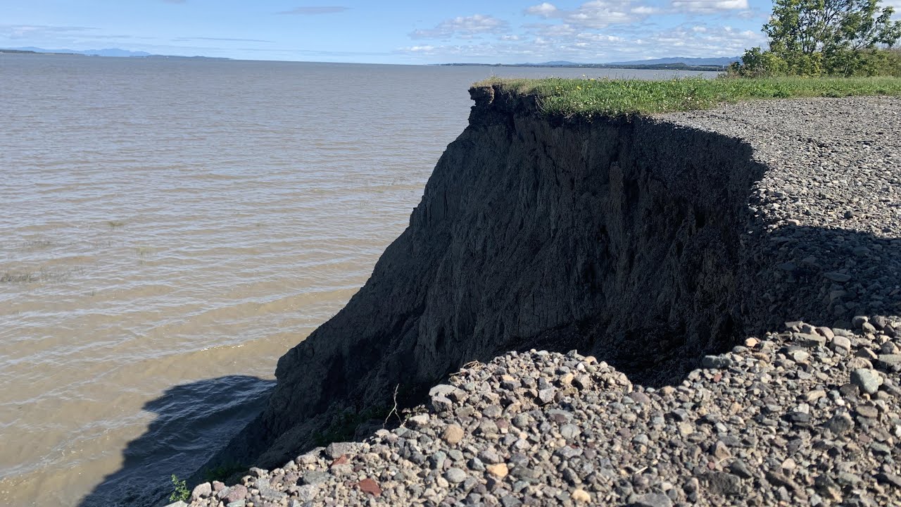 Résidences et camping menacés par l’érosion des berges à Montmagny