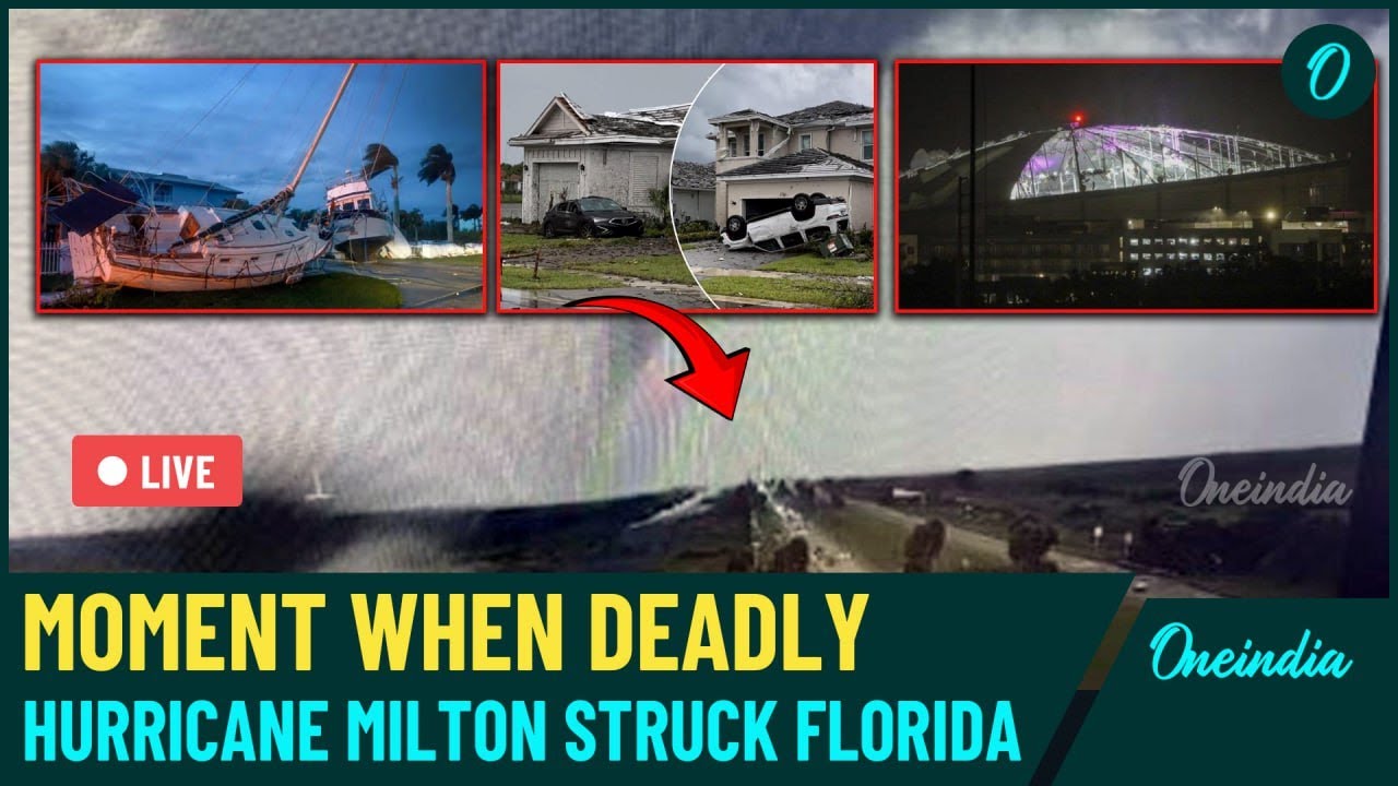 Hurricane Milton LIVE Updates | Scary Scenes In Florida as Monster ...