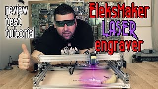 Laser engrave? EleksMaker CNC Review and test