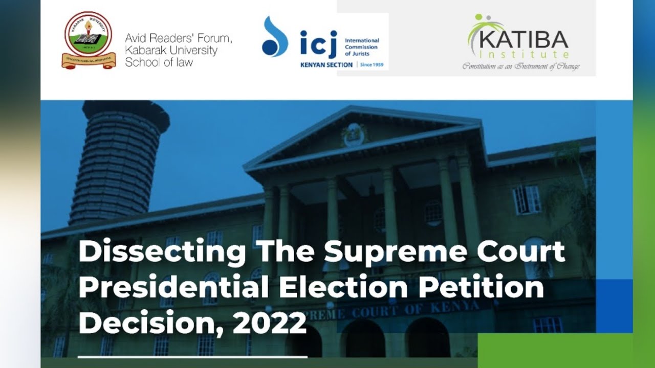 Dissecting The Supreme Court Presidential Election Petition Decision