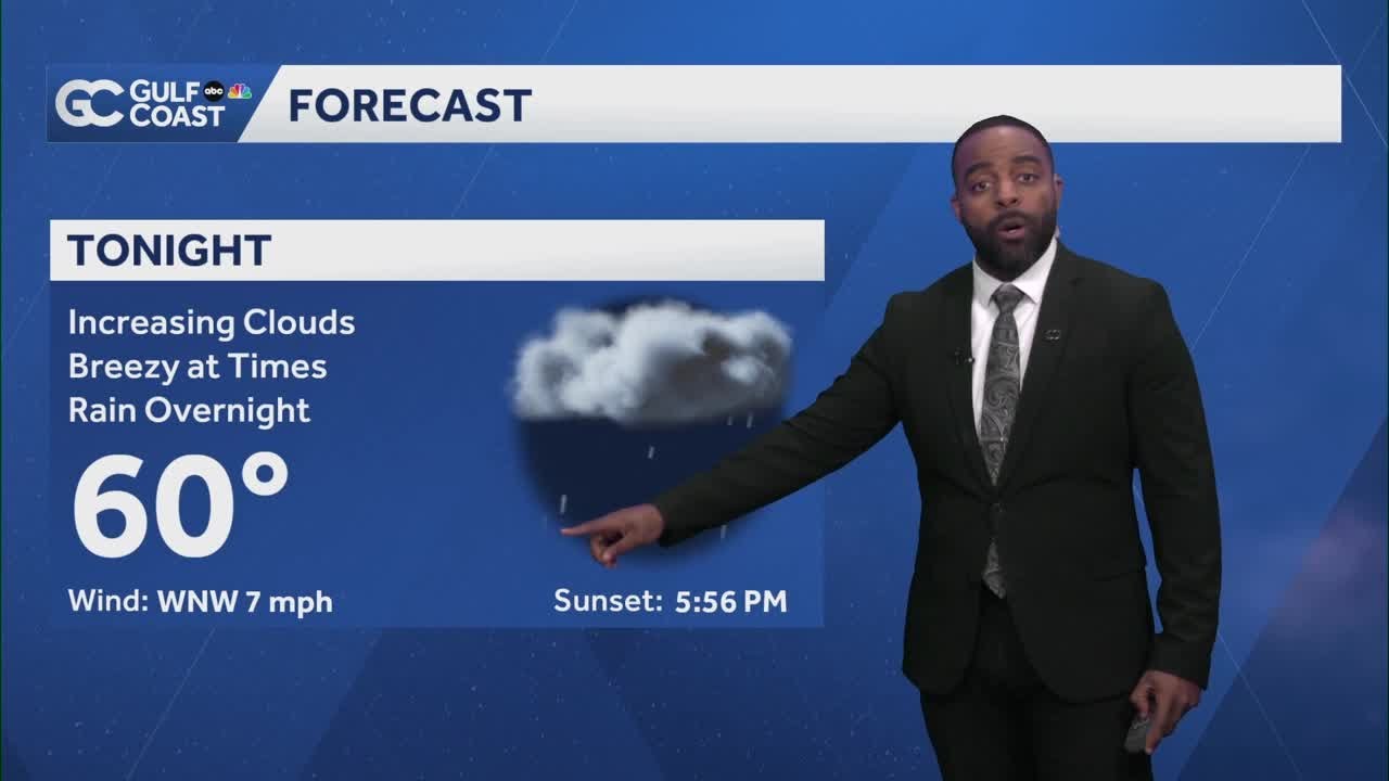 Gulf Coast Forecast: Temperatures plummet tomorrow, showers during your Thursday commute