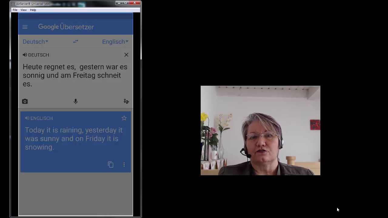 Deutsch lernen mit dem Smartphone: Google Übersetzer - YouTube