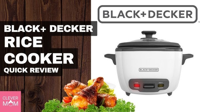 Black & Decker 6-Cup Rice Cooker and Steamer Model RC3406 Reviews 2024