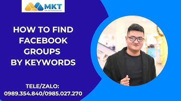 How to Find Facebook Groups by Keywords