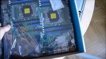 Supermicro MBD X10DRW   E Motherboard Unboxing