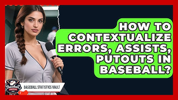 How To Contextualize Errors, Assists, Putouts In Baseball? - Baseball Statistics Vault