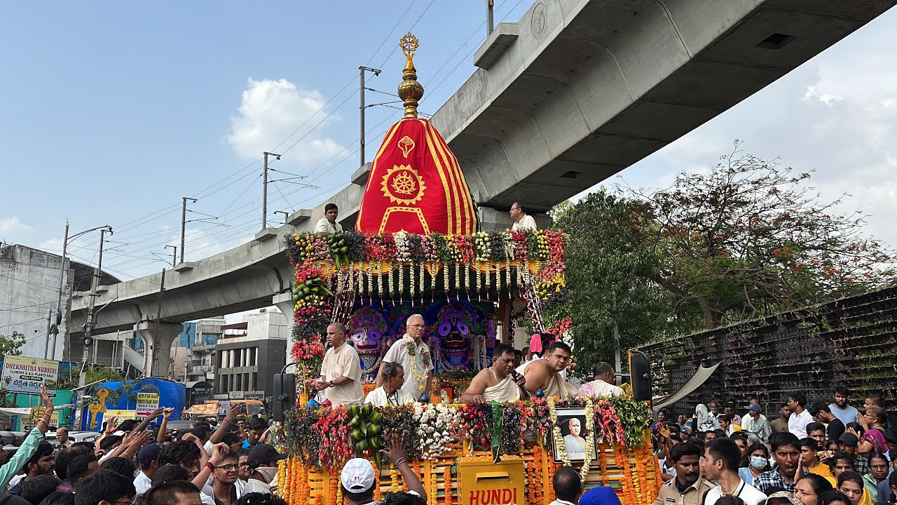 Jagannath Rath Yatra 2023 - ISKCON Hyderabad | Puri Jagannath Ratha Yatra 2023 in Hyderabad
