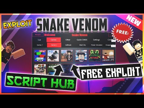 New Roblox Exploit Snake Venom All Games Unlimited Money - roblox vh2 script