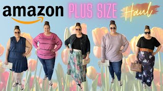 AMAZON PLUS SIZE CLOTHING HAUL & REVIEW | SPRING 2024 | HIT OR MISS?