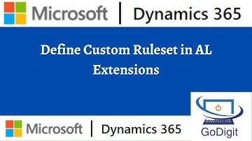 Define Custom Ruleset in AL Extensions | Dynamics 365 Business Central