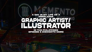 A Day in My Life as a Freelance Illustrator in the Philippines 2025 EP 5 MEMEMNTO MORI