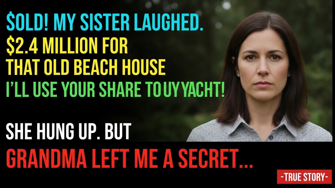 My Sister Sold Our Beach House… Then Grandma’s Hidden Clause Changed Everything!