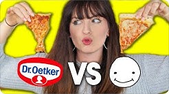 LUCA Concrafter Pizza VS normale Tiefkühlpizza
