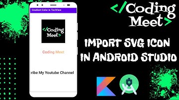 How to Import SVG icon in Android Studio