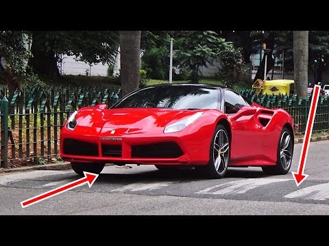 SUPERCARS Vs SPEED BUMPS - INDIA 2017 Compilation