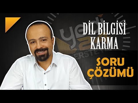 1 - Karma Dil Bilgisi - SORU ÇÖZÜMÜ /