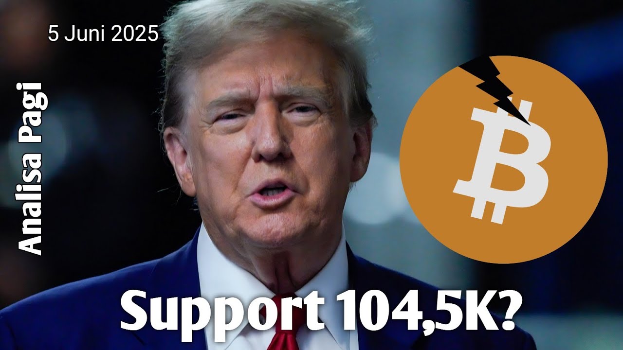 Analisa Pagi - Mampukah BTC mempertahankan Support 104,5K? BTC ETF sekarang  bisa menjadi Kolateral