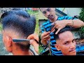 Dapat panggilan memotong rambut di rumah teman