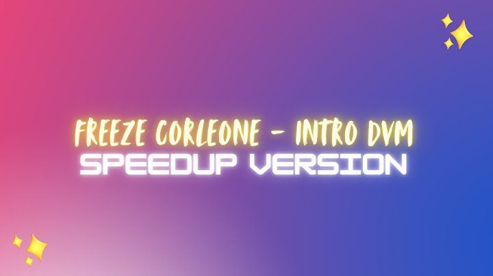 Freeze Corleone - Intro DVM (speedup // tiktok)