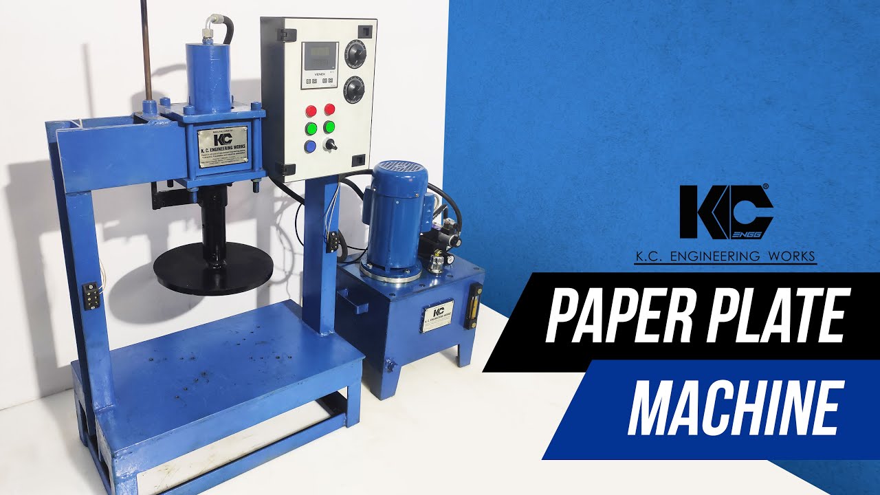 Hydraulic Double Dye Paper Plate making Machine