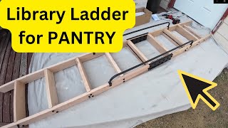 Pantry Rolling Library Ladder