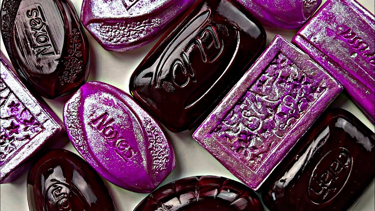 Cutting soap ASMR 🖤🖤