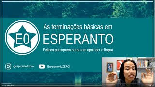 Petisco: Terminações Básicas| Esperanto do ZERO