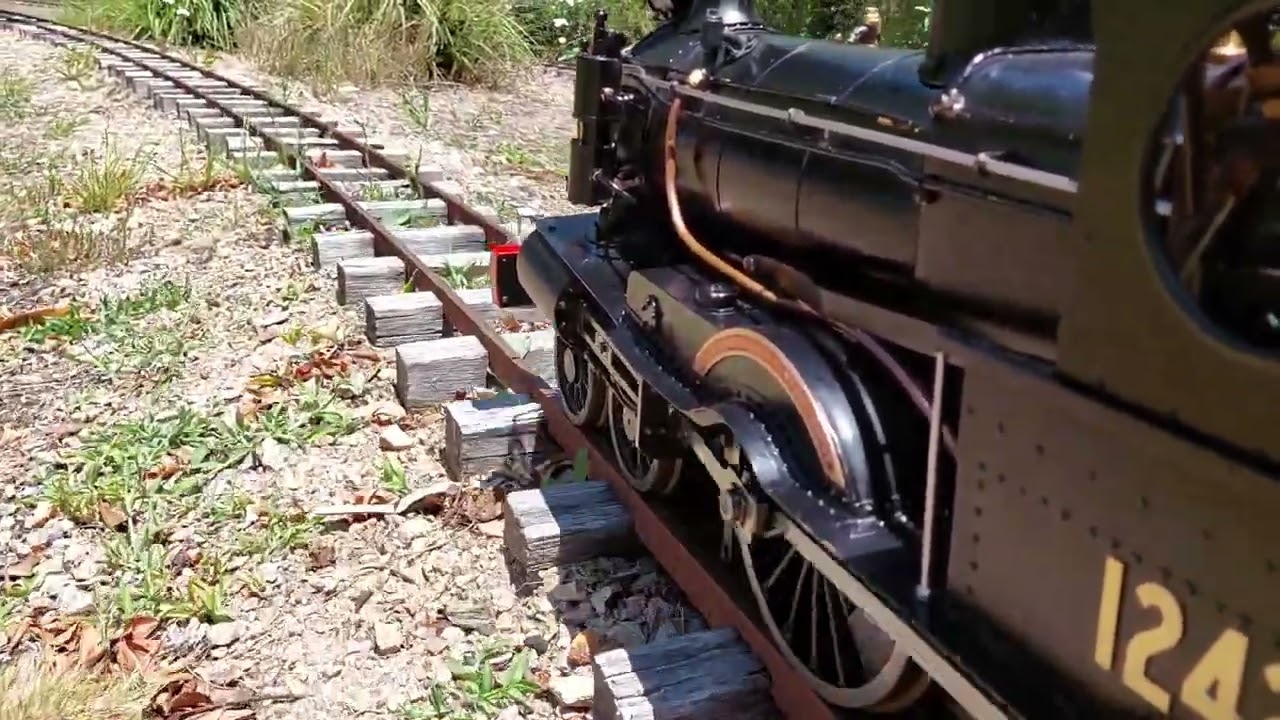 NSWGR 1242 Hauling its first load trial at Bluescope