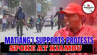 NO JOKE! FRED MATIANG'I SUPPORTS DEMONSTRATION AGAINST ILLEGAL FUEL PRICE INCREASE, WHILE IN KIAMBU.