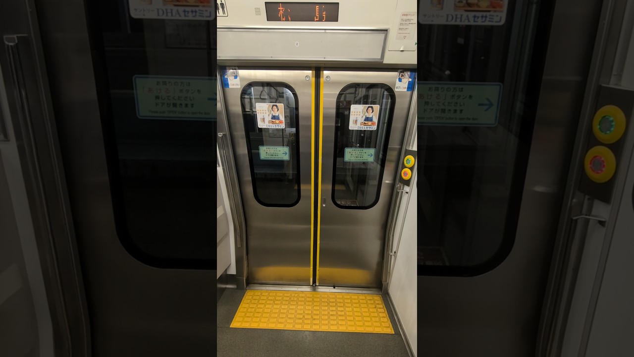 E721系0番台(P-34) 半自動ドア開閉(下り方面から1両目の1番左側ドア
