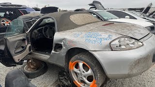 2000 Porsche Boxster at Picknpull Junkyard in Oakland California 
