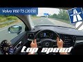 Volvo V60 T5 (2019) on German Autobahn - POV Top Speed Drive