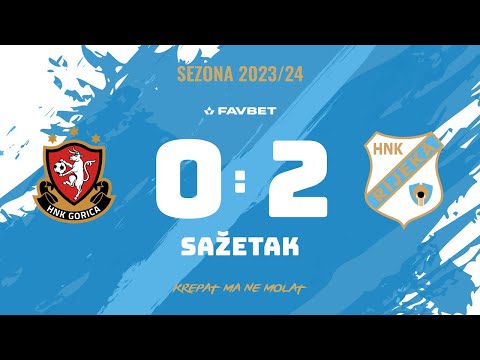 Gorica - Rijeka 0:2 - sažetak, 22. kolo (2023./2024.)