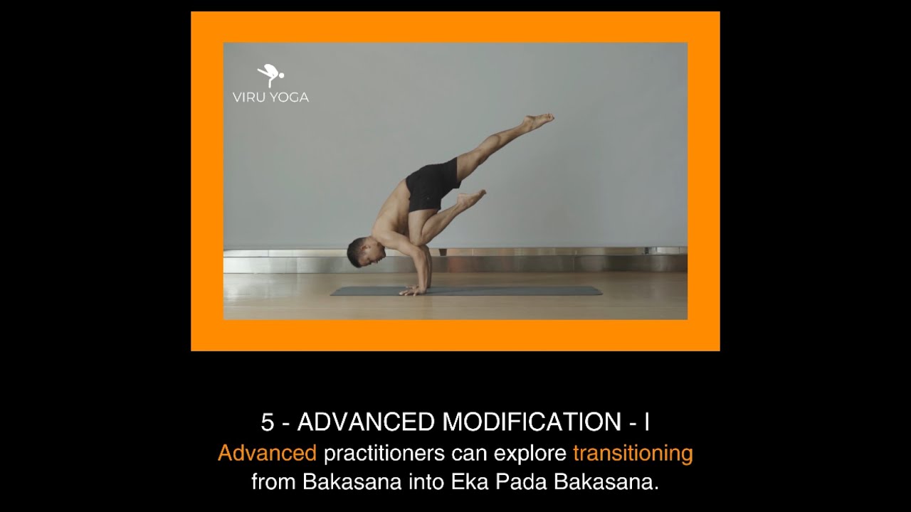 Master Bakasana, the Crow Pose