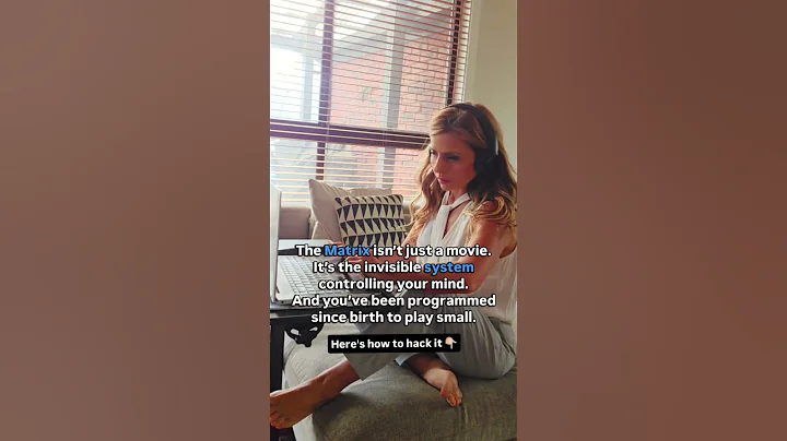 The Matrix isn't just a movie. It's the invisible system controlling your mind. ✨🧠