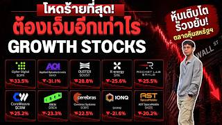 Brutal! How much more pain? Growth stocks are crashing!