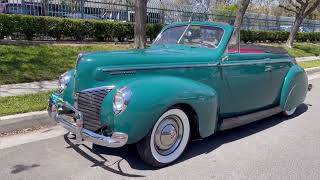 1940 MERCURY 8 CONVERTIBLE arrives for sale at West Coast Classics, Torrance, CA