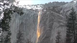 Yosemite Firefall 2017 Time Lapse