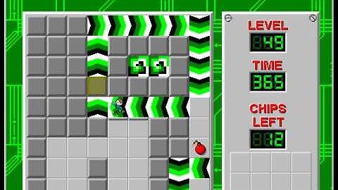 CCLP3 level 49 solution - 306 seconds