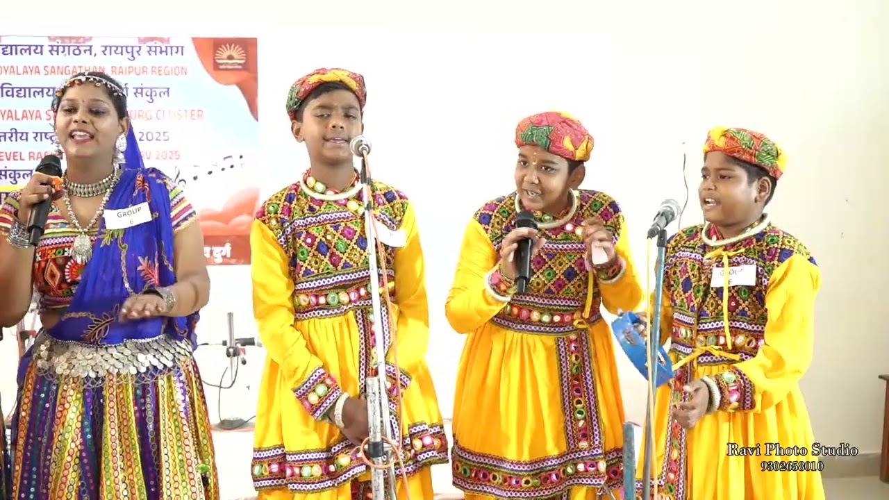 Group Song Performance in Rashtriya Ekta Parv-2025 by KV Durg