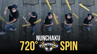 Nunchaku Tutorial: Aerial Double Body Spin
