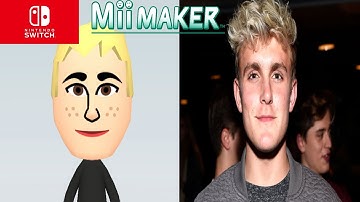 Mii Maker How To Create Jake Paul
