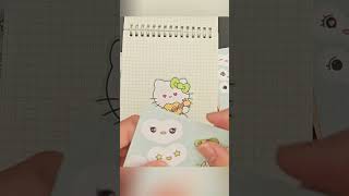 [🐶Paper DIY🐕]Hallo Kattly Sticker Book | Paper DIY ASMR #kattar