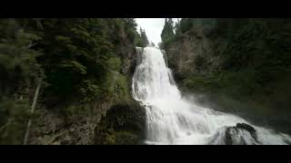 A beautiful waterfall in British Columbia