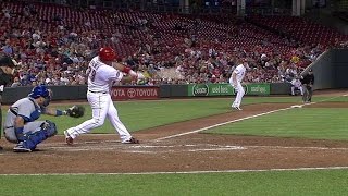 LAD@CIN: Pena cuts deficit with a two-run single