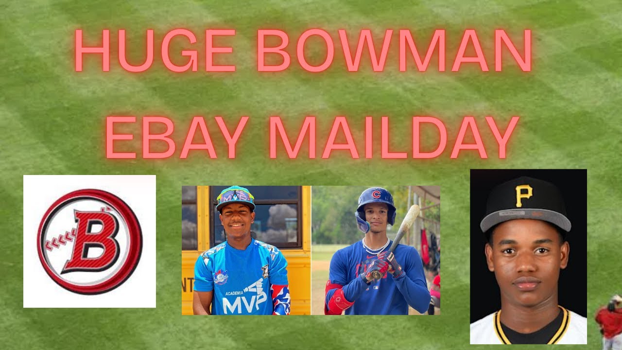 HUGE BOWMAN EBAY MAILDAY!!! 10+ PACKAGES!! TOP INTERNATIONAL MLB PROSPECTS!!