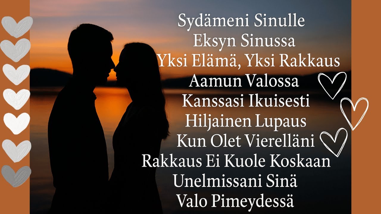 10 Kauneinta Suomalaista Rakkauslaulua 💙 Sydämeni Sinulle – Suomalainen Love Songs Collection
