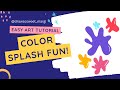 🎨 Holi Drawing | Easy Color Splash Art – Fun & Creative Drawing Tutorial!